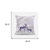 26x26 BeigeBlack Purple Brown Deer Blown Seam Broadcloth Animal Print Throw Pillow