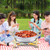 Stainless Steel Gold Accents Round Buffet Chafing Dish Cater Food Warmer Chafer with Glass Top Lid