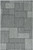 8' Round Gray Southwestern Indoor Outdoor Area Rug