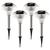 4Packs Solar Garden Lights 