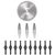 14Pcs Grass Trimmer Blades Accessories Weed Cutter
