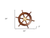 24" X 24" X 2" Ship Wheel