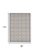 7' X 9' Ivory Or Grey Geometric Diamond Indoor Outdoor Area Rug
