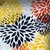 17" Yellow White and Orange Floral Indoor Outdoor Throw Pillow Cover
