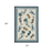 2' X 3' Ivory Abstract Handmade Indoor Outdoor Area Rug