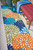 2' X 10' Ivory And Blue Floral Indoor Outdoor Area Rug