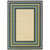 Ivory and Blue Striped Indoor Outdoor Area Rug