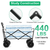 200L Collapsible Folding Wagon Cart