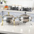 Stainless Steel Round Buffet Chafing Dish Cater Food Warmer Chafer with Glass Top Lid