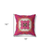 16"x16" Hot Pink Zippered Broadcloth Geometric Throw Pillow
