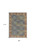 7' X 9' Blue and Red Floral Medallion Hand Woven Area Rug