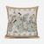 28x28 Green Brown Bee Blown Seam Broadcloth Animal Print Throw Pillow