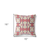 16"x16" Red Yellow White Zippered Broadcloth Geometric Throw Pillow