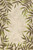 2' X 3' Beige Floral Handmade Indoor Outdoor Area Rug