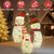 3Pcs 2D Christmas Snowman Yard Decoration