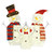 3Pcs 2D Christmas Snowman Yard Decoration