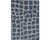 3' X 5' Blue and Gray Abstract Indoor Outdoor Area Rug