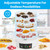 5 Layer Clear Food Dehydrator Electric Digital Food Drying Machine