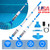Rechargeable Handheld Pool Vacuum Kit 