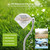4Pcs Solar Garden Light Outdoor Diamond LED Light