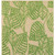 Green Floral Indoor Outdoor Area Rug