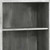 48" Gray Wood Bookcase