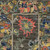 6' Gray Yellow And Blue Oriental Runner Rug With Fringe