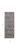 12' Ivory Blue and Brown Floral Power Loom Runner Rug With Fringe