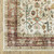 8' Ivory Oriental Distressed Runner Rug