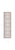 8' Ivory and Gray Tribal Distressed Non Skid Runner Rug