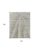 2' X 3' Ivory and Gray Abstract Hand Knotted Worn Faded Area Rug