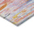 Round Abstract Washable Indoor Outdoor Area Rug