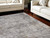 8' X 11' Ivory Taupe and Gray Abstract Power Loom Distressed Area Rug With Fringe
