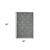 5' X 7' Graphite And Gray Wool Oriental Hand Hooked Area Rug