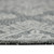 5' X 7' Graphite And Gray Wool Oriental Hand Hooked Area Rug