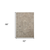 4' X 6' Brown And Beige Wool Oriental Hand Tufted Area Rug