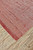 6' X 9' Red Chevron Hand Woven Area Rug
