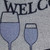 18" X 30" Black and Red Coir Wine Welcome Outdoor Door Mat