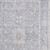 10' X 14' Gray Blue and Taupe Abstract Hand Woven Distressed Area Rug With Fringe