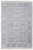 10' X 14' Gray Blue and Taupe Abstract Hand Woven Distressed Area Rug With Fringe