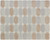 5' X 8' Ivory and Silver Wool Abstract Geometric Hand Tufted Non Skid Area Rug