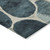 Round Geometric Washable Indoor Outdoor Area Rug