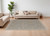 8' X 10' Gray and Ivory Wool Oriental Hand Knotted Area Rug With Fringe