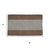 2' X 3' Brown And Beige  Jute Striped Hand Woven Area Rug
