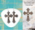 Earrings Filigree Bud 2Tone Crosses