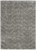 4' X 6' Gray Chevron Shag Area Rug