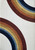 7' X 10' Red Orange And Blue Juvenile Rainbows Youthful Area Rug