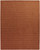 8' X 11' Orange Wool Hand Woven Area Rug