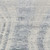 2' X 3' Ivory Gray and Blue Abstract Hand Knotted Worn Faded Area Rug