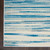4' X 6' Ivory Blue and Gray Striped Area Rug